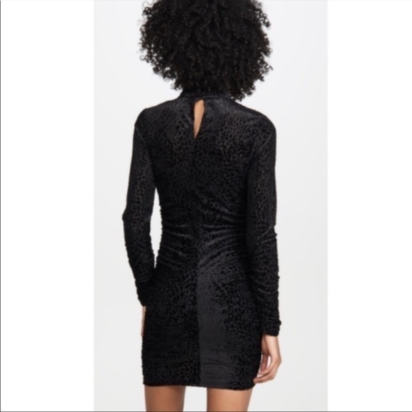 NWT LIKELY Leopard Black Mini Dress - Picture 4 of 11